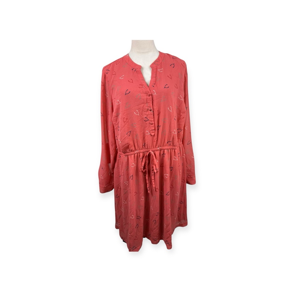 ModCloth Effortless Arrival dress in Wishbone print size 2X